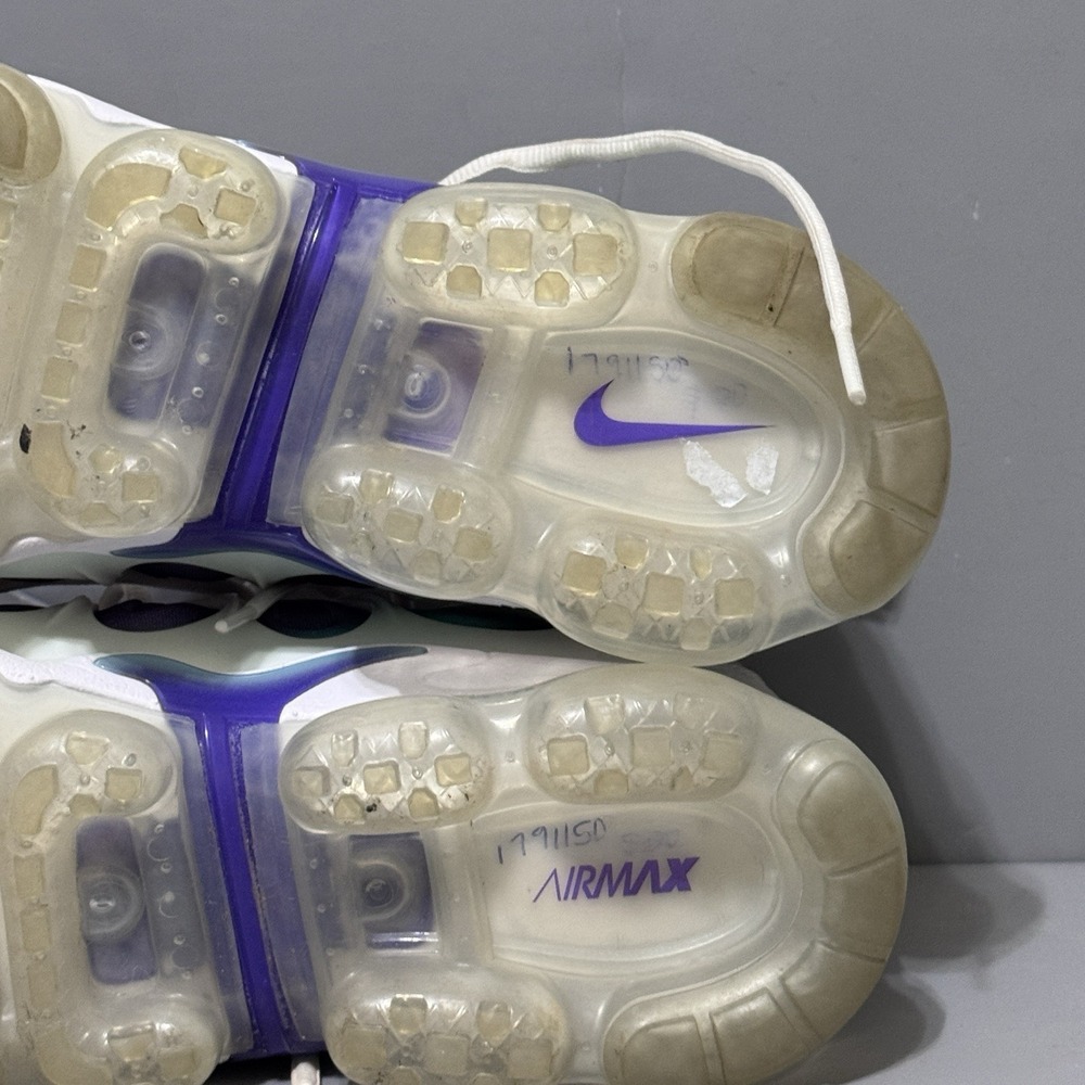 Nike Air Vapormax Plus Mens Size US 10.5 White Fierce Purple Grape Sneakers - Picture 15 of 16